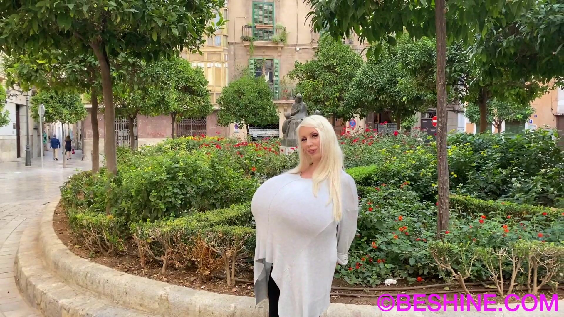 [Beshine] Mayra Hills -  2019-10-13_-_Largest_breasted_woman_ever_Beshine_at_Palma_de_Mallorca_-_108