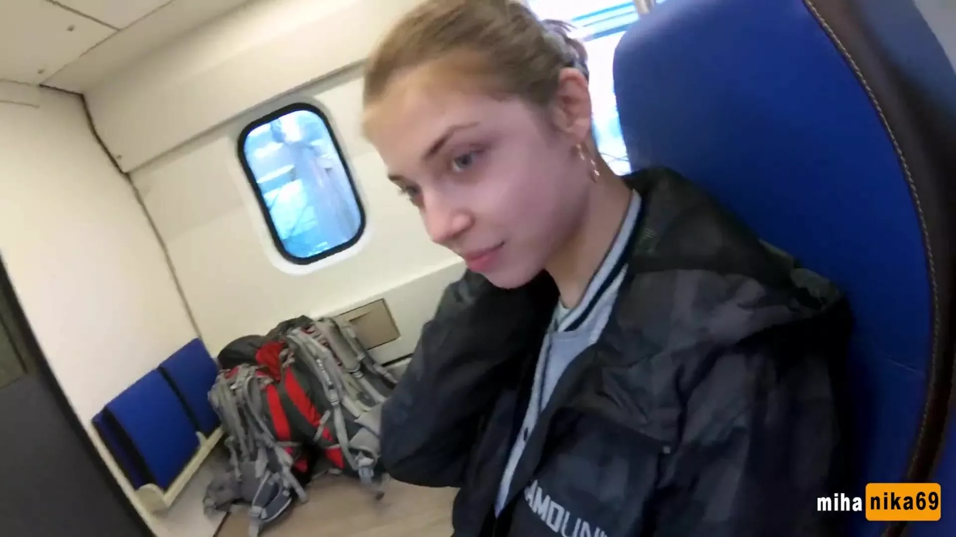 MihaNika69 - Real Public Blowjob in the Train ¦ POV Ora