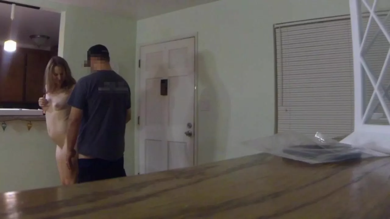 biancaandhubby pizza man cums all over ass xxx video