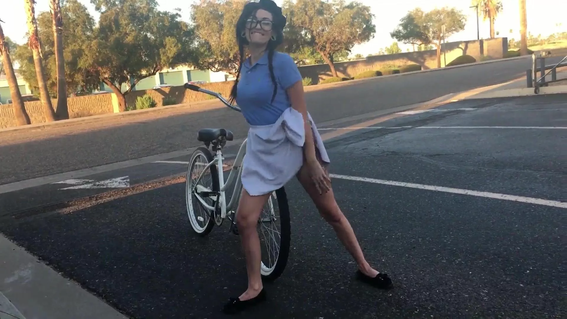 morning bike ride xxx video