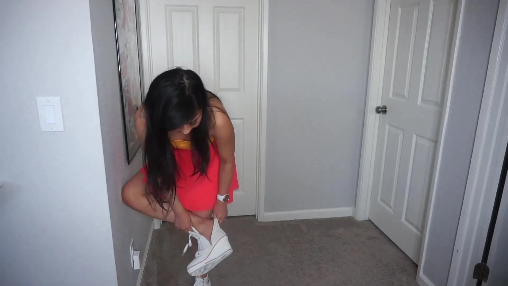 kaedia lang clothing try on cum challenge xxx video