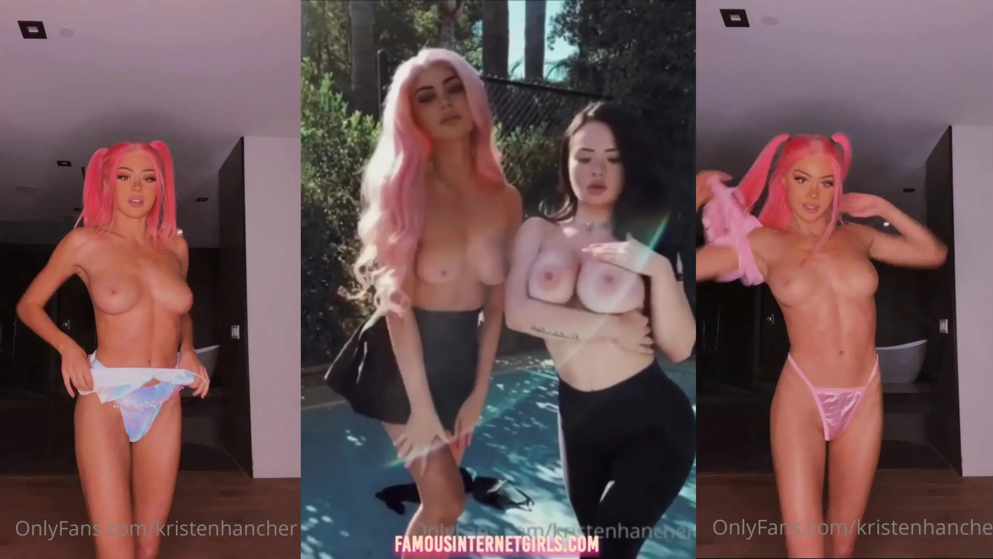 Kristen Hancher And Friend Topless Thots OnlyFans Insta Leaked Videos