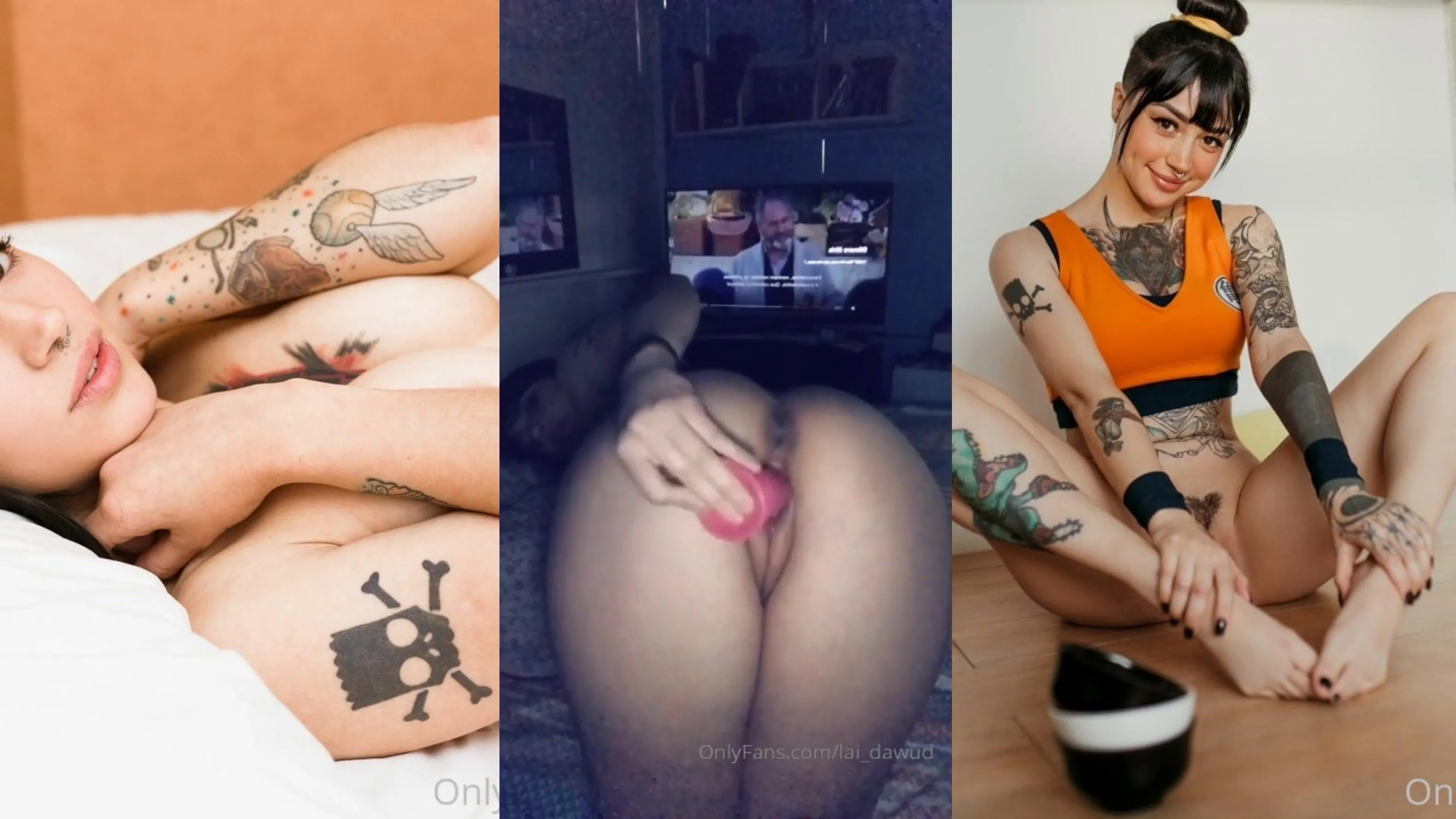 Laidawud Fucking Pink Dildo OnlyFans Insta Leaked Videos