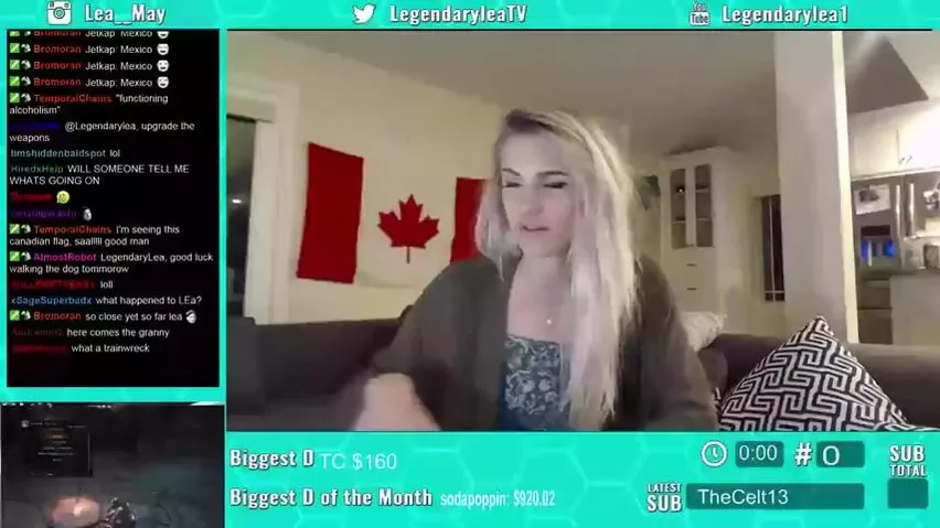 852px x 479px - LegendaryLea â€“ Flashes her pussy on accident on stream â€“ Twitch thot