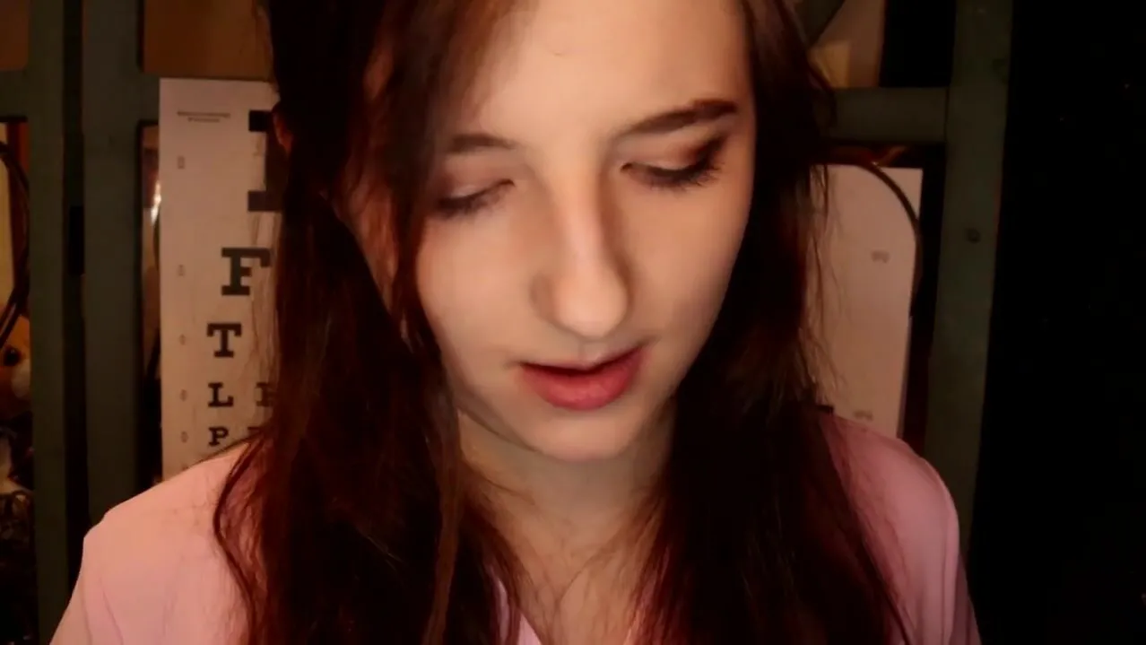 aftynrose asmr most professional eye exam videos
