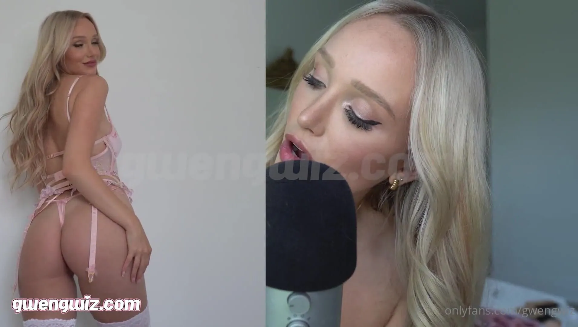 gwengwiz asmr lingerie haul & footjob video leaked xxx