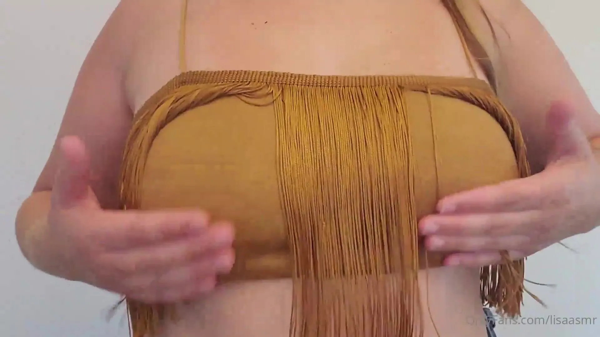 lisaasmr fringe rubbing asmr