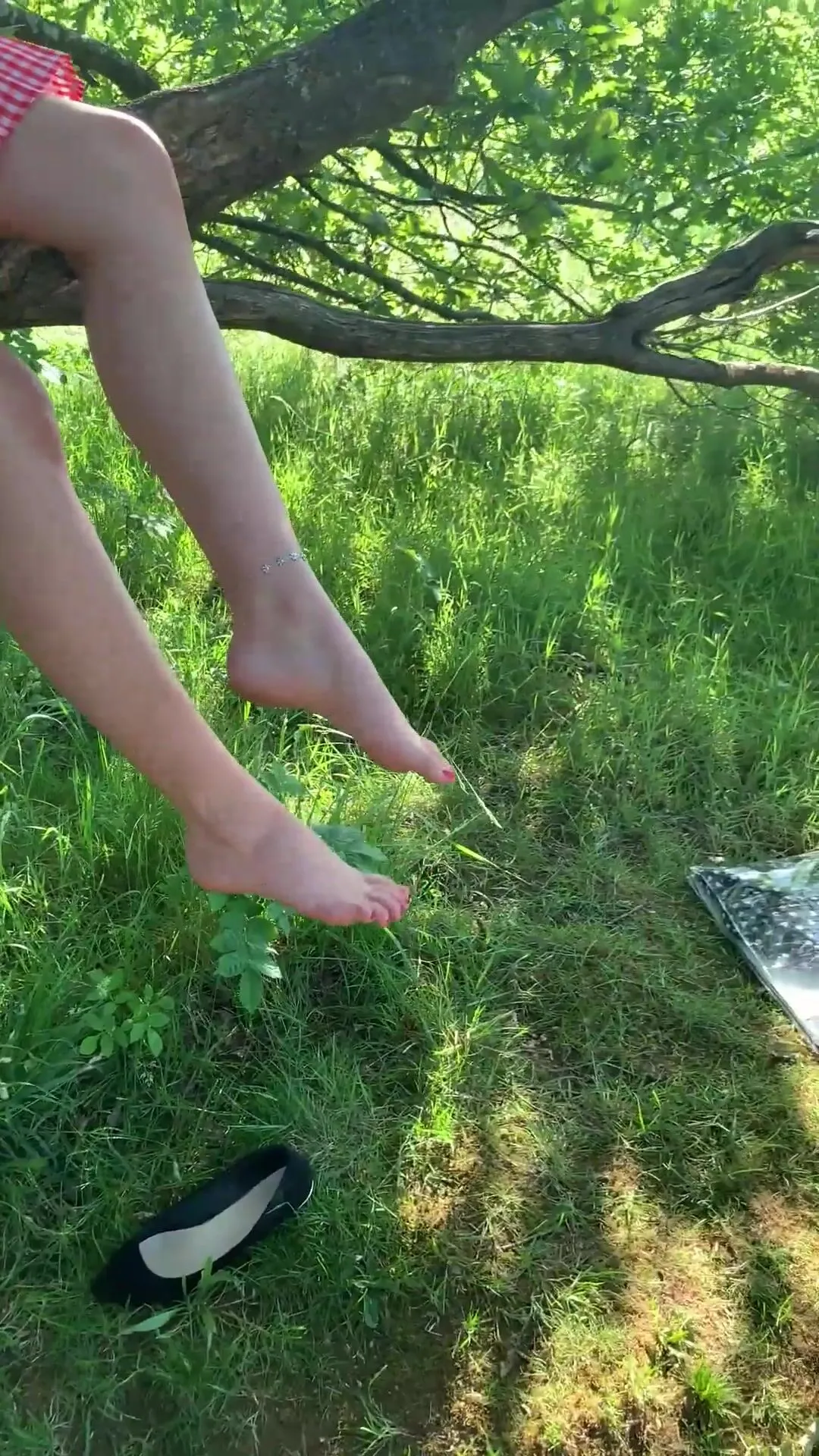 babebarefootofficial pov little red riding hood innocently sat on