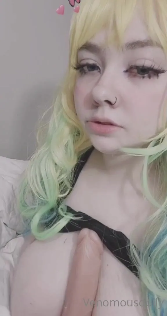 venomous dolly lucoa sticks ur dick between her tits and plays