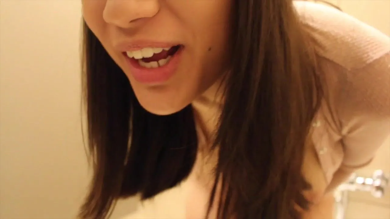 MFC cam DelightfulHug Public Bathroom Deepthroat and Squirt premium porn video HD