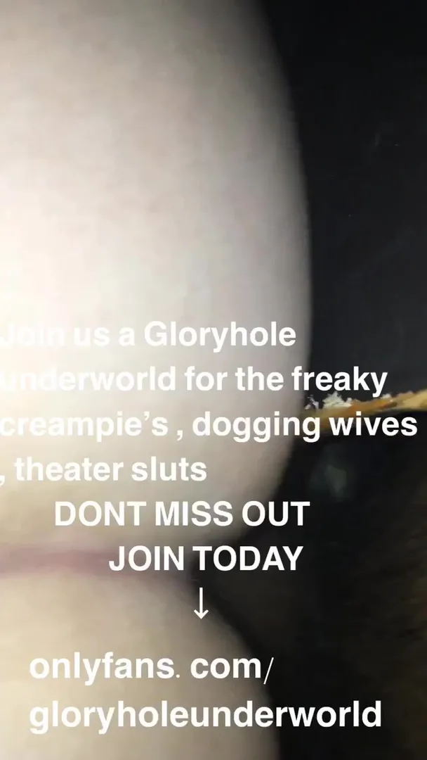 Theater gloryhole sluts