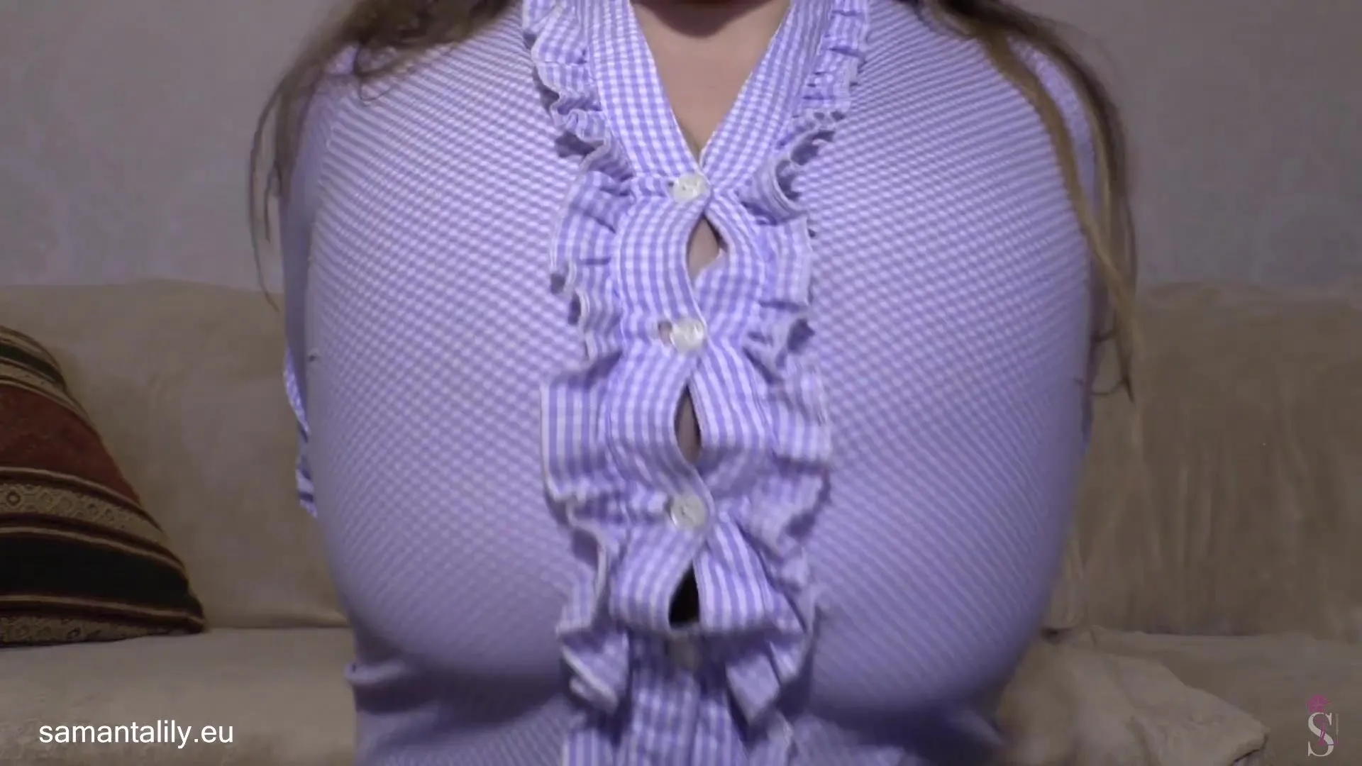 Samanta Lily Blouses Titfuck Cum