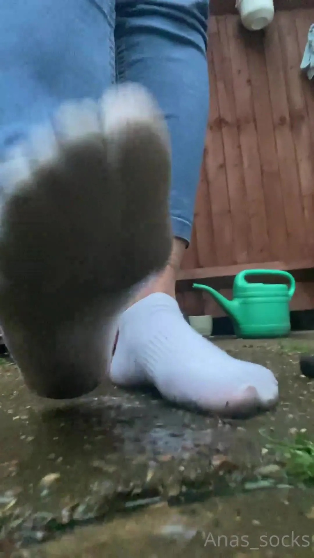 anas socks for my dirty sock lovers wet & muddy from the rain outside would you lick my socks onlyfans xxx videos