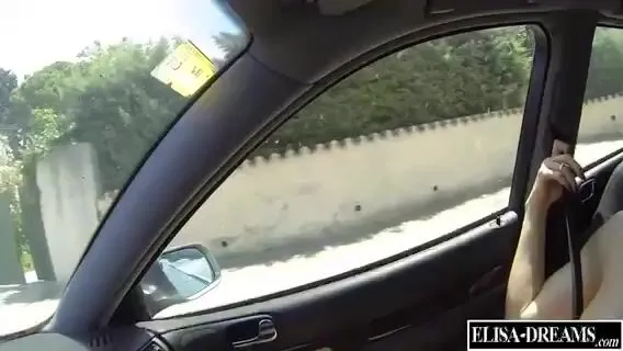 Elisa Dreams Naked Car Ride
