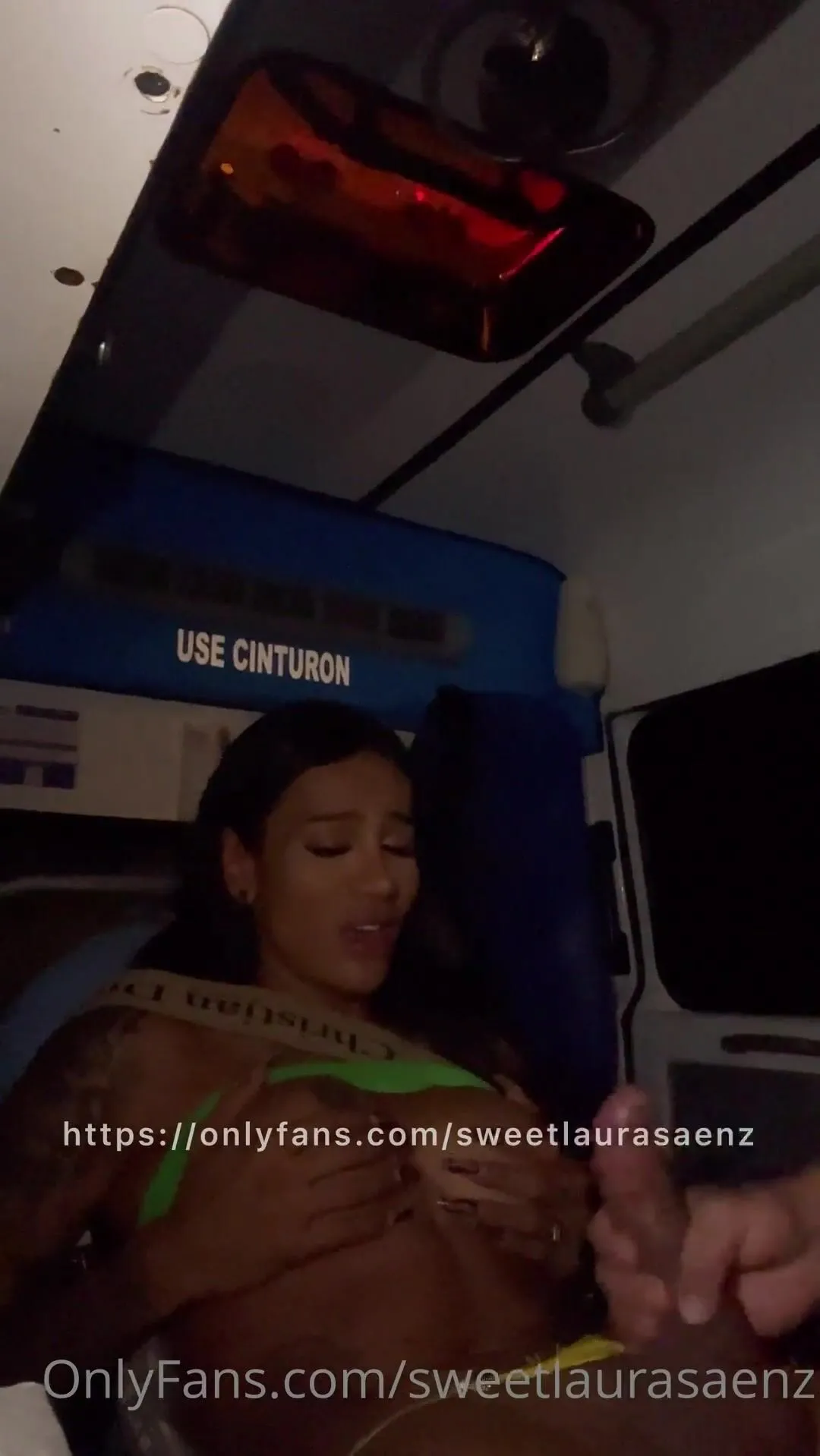 sweetlaurasaenz yesterday i felt high temperatures so i had to call the paramedics. xxx onlyfans porn video
