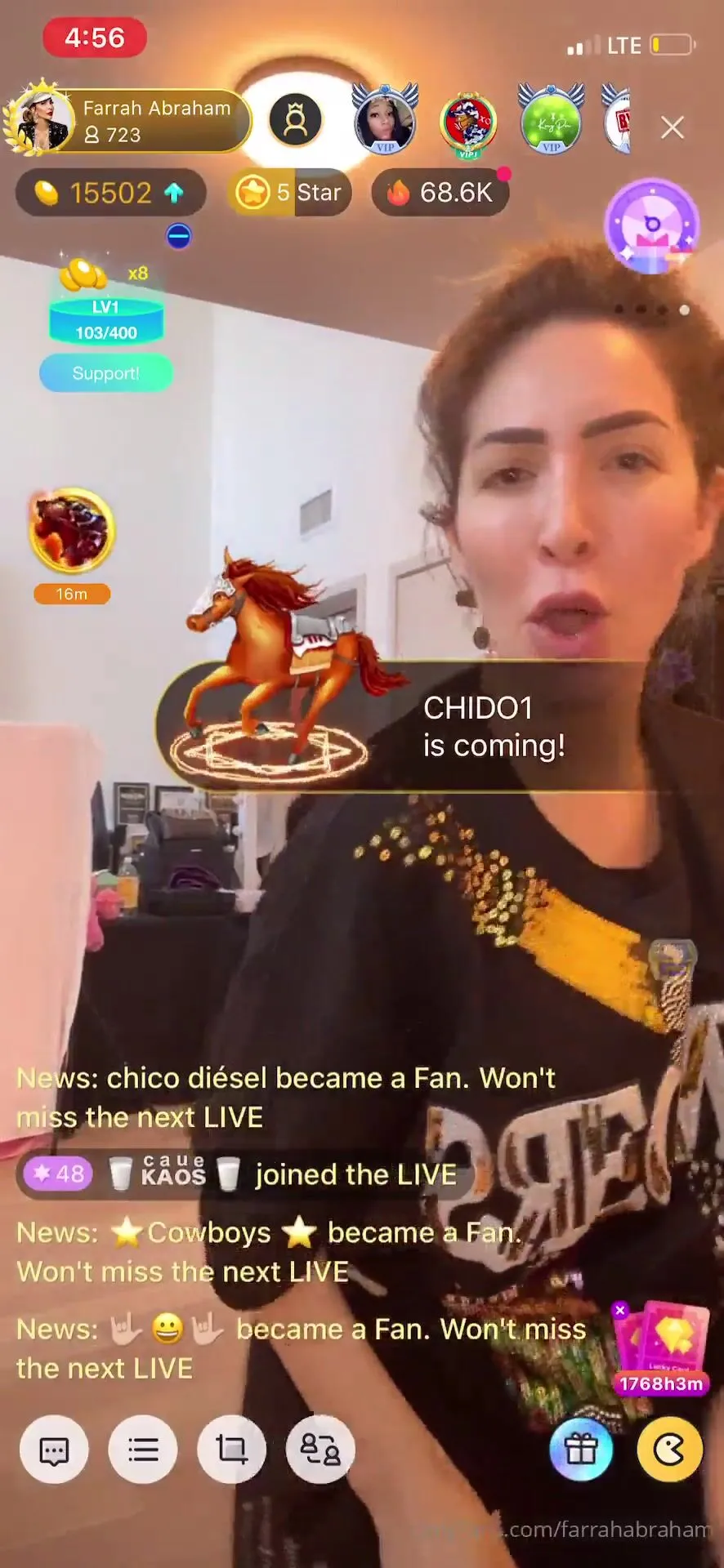 farrahabraham i had a blast w/ you on bigo live today make sure you know where to find me & have ex xxx onlyfans porn video