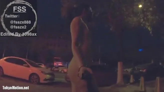 FSS Naked Leashed and Handcuffed to Buttplug