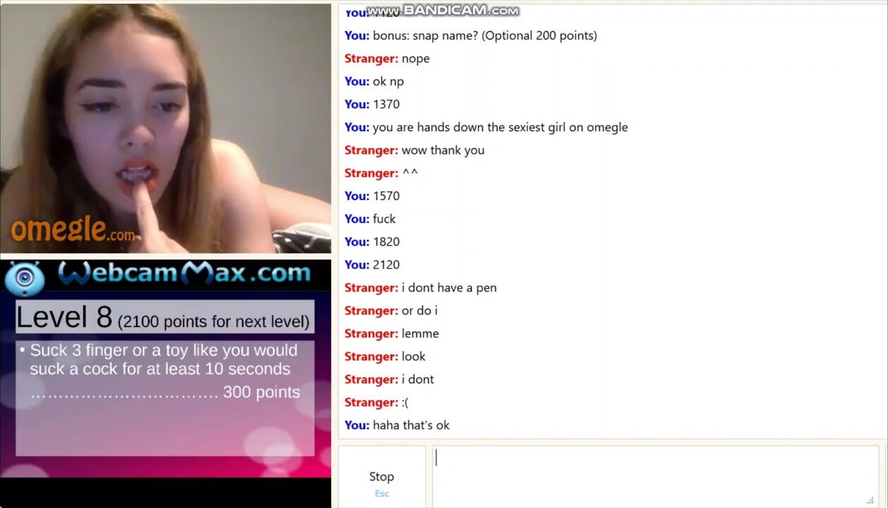 Super hot barely legal omegle babe