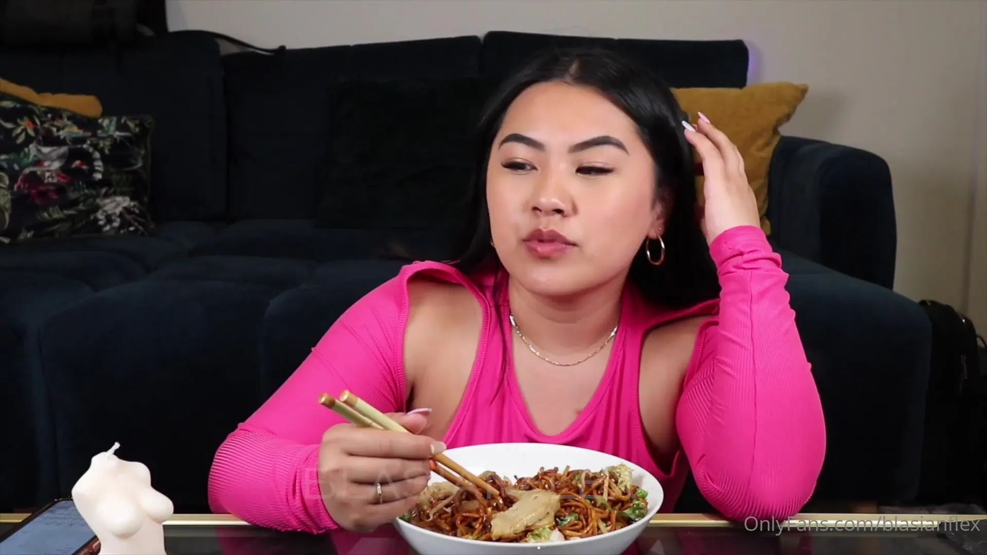 Blasianflexnina The Third Episode Of A Brand New Mukbang V xxx onlyfans porn videos