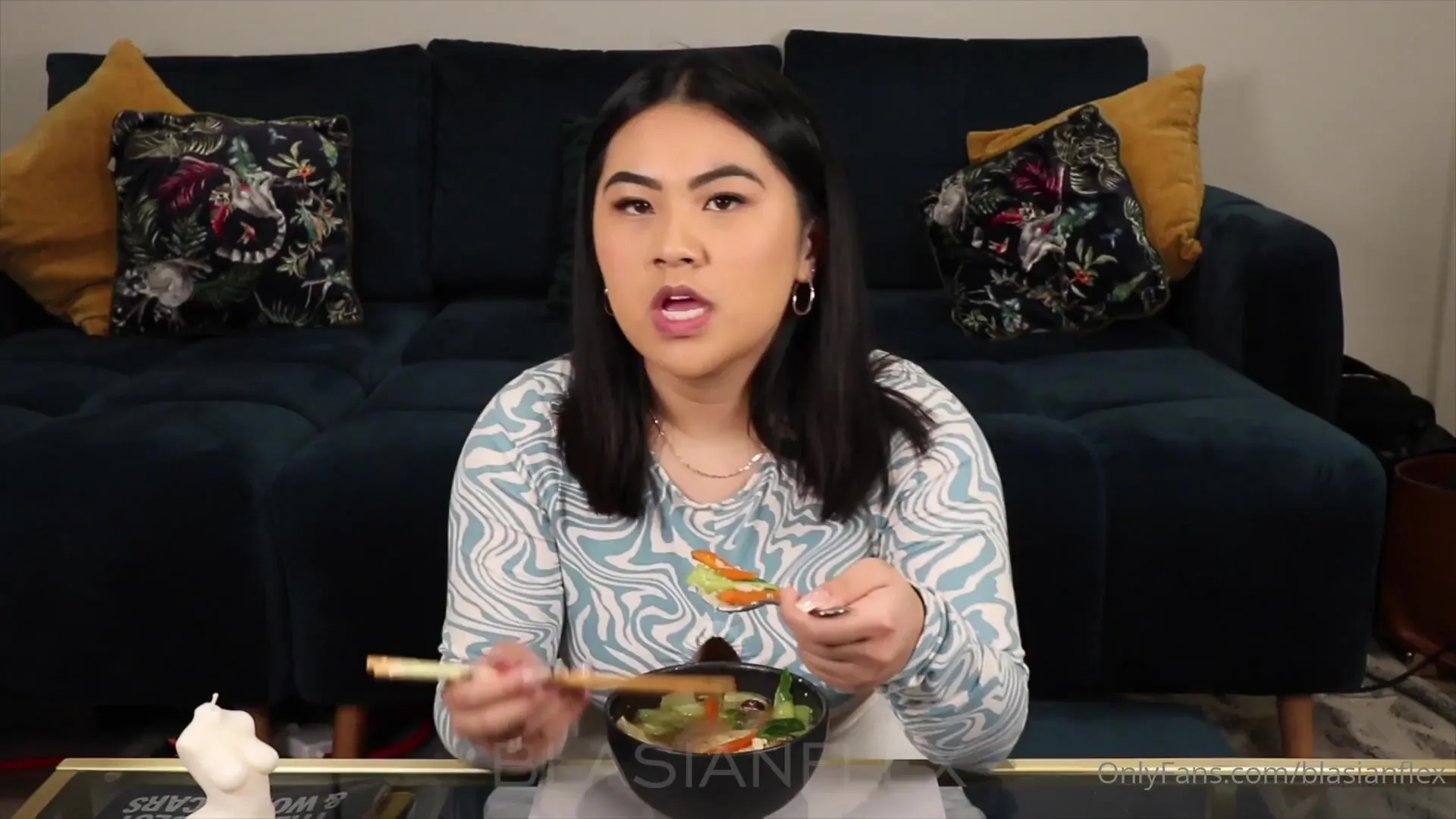 Blasianflexnina The Second Episode Of A Brand New Mukbang xxx onlyfans porn videos