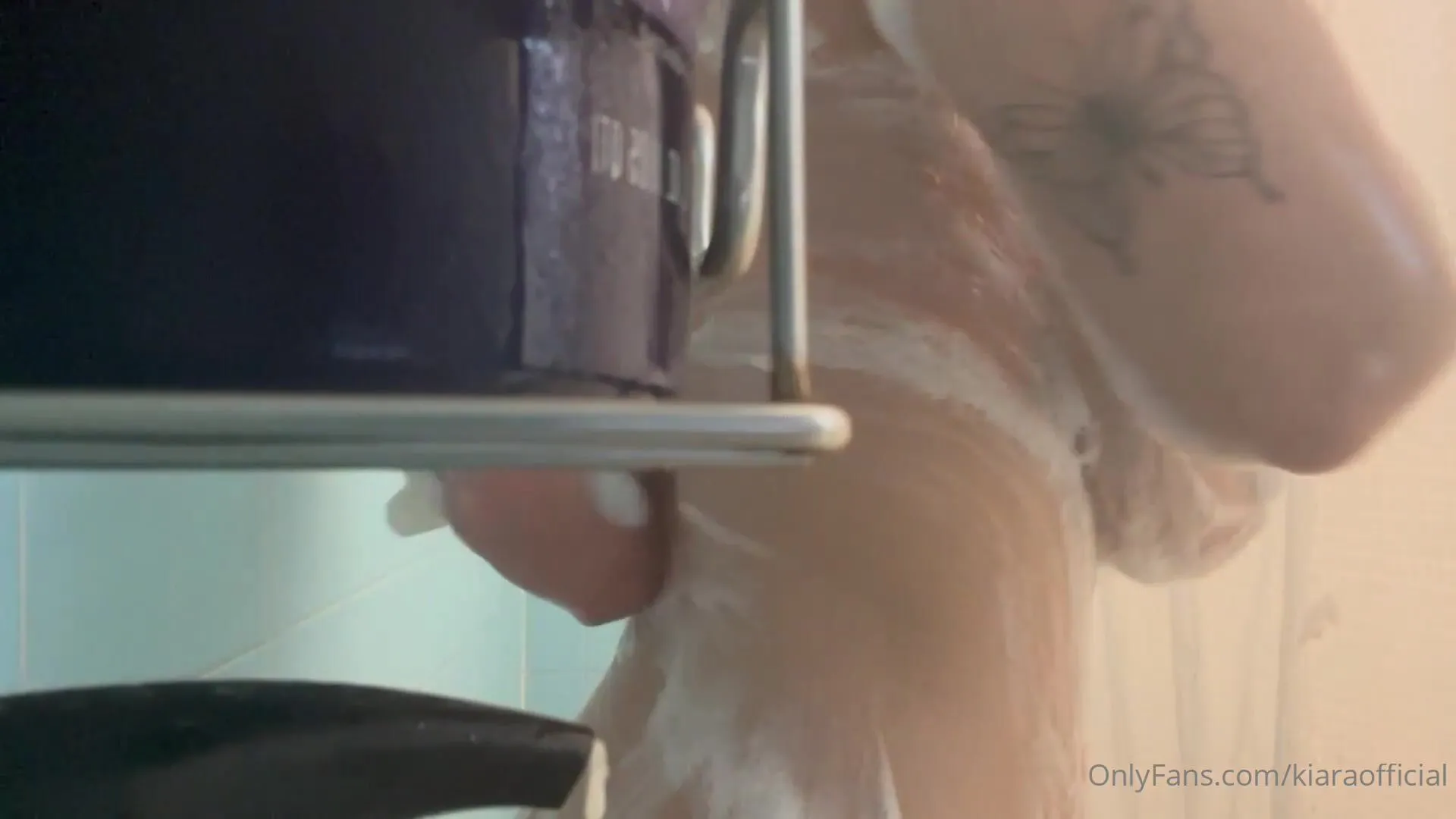 Kiaraofficial Hidden Camera Filming Me Shower xxx onlyfans porn videos