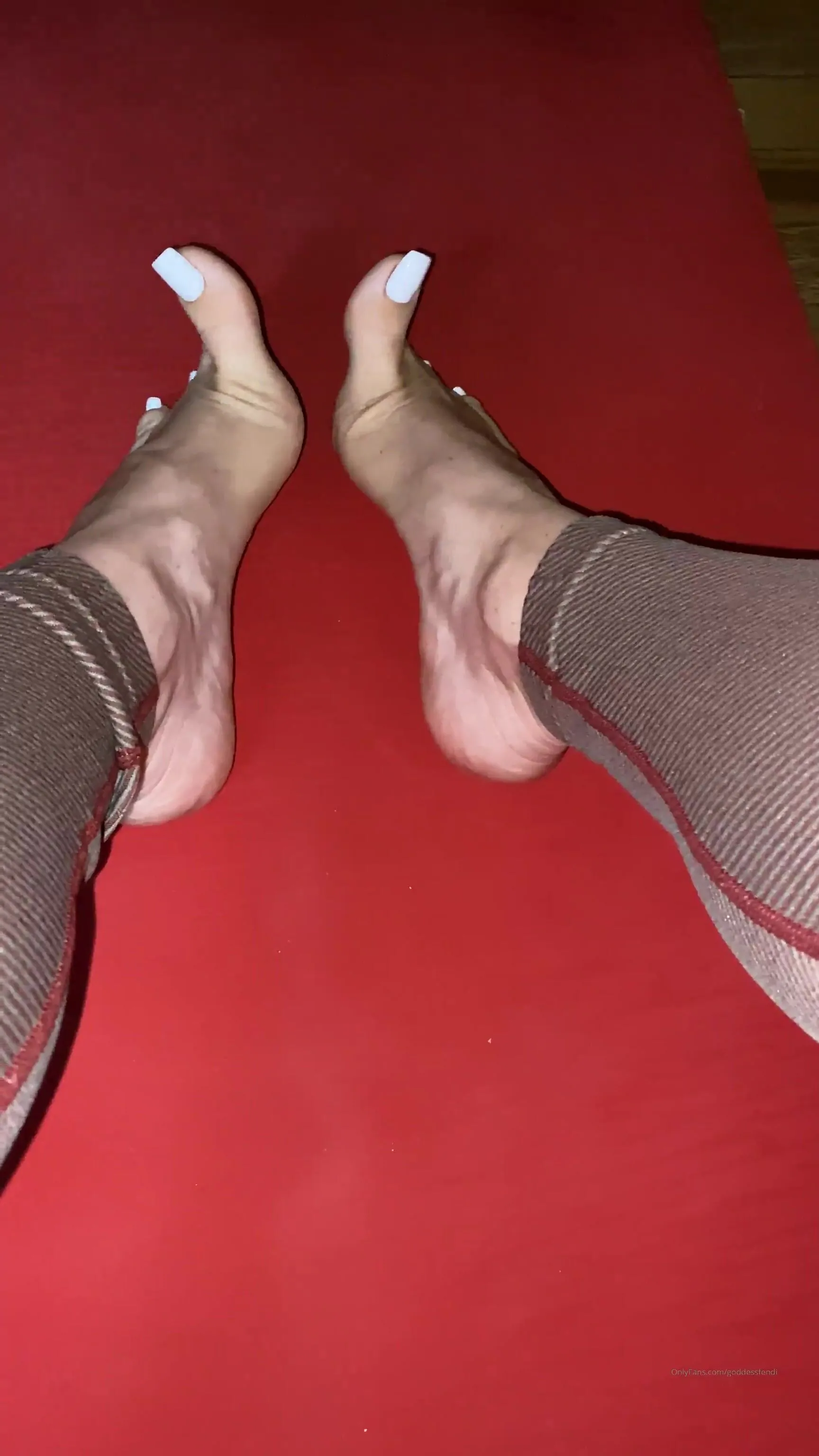 Goddessfendi Crawl To Your Goddess Ands Lick The Sweat Off My Yoga Feet xxx onlyfans porn videos