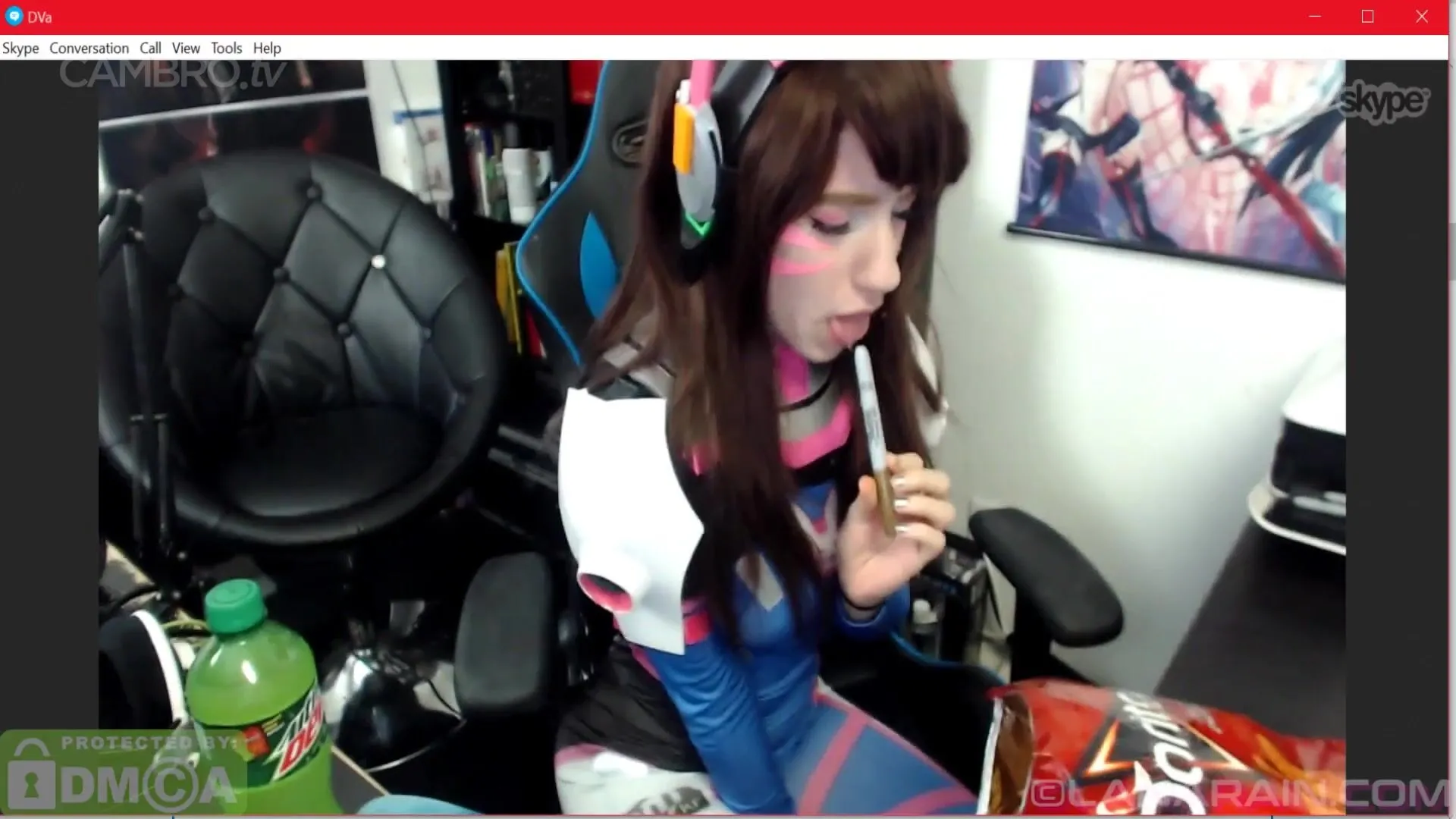 Lana Rain - D.Va Learns There Is Pleasure In Defeat ManyVids