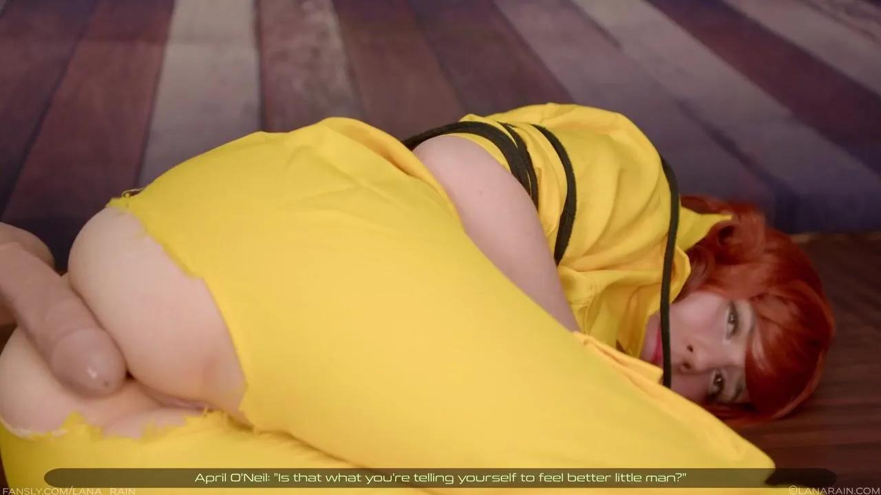 Lana Rain April-ONeil Caught And Used