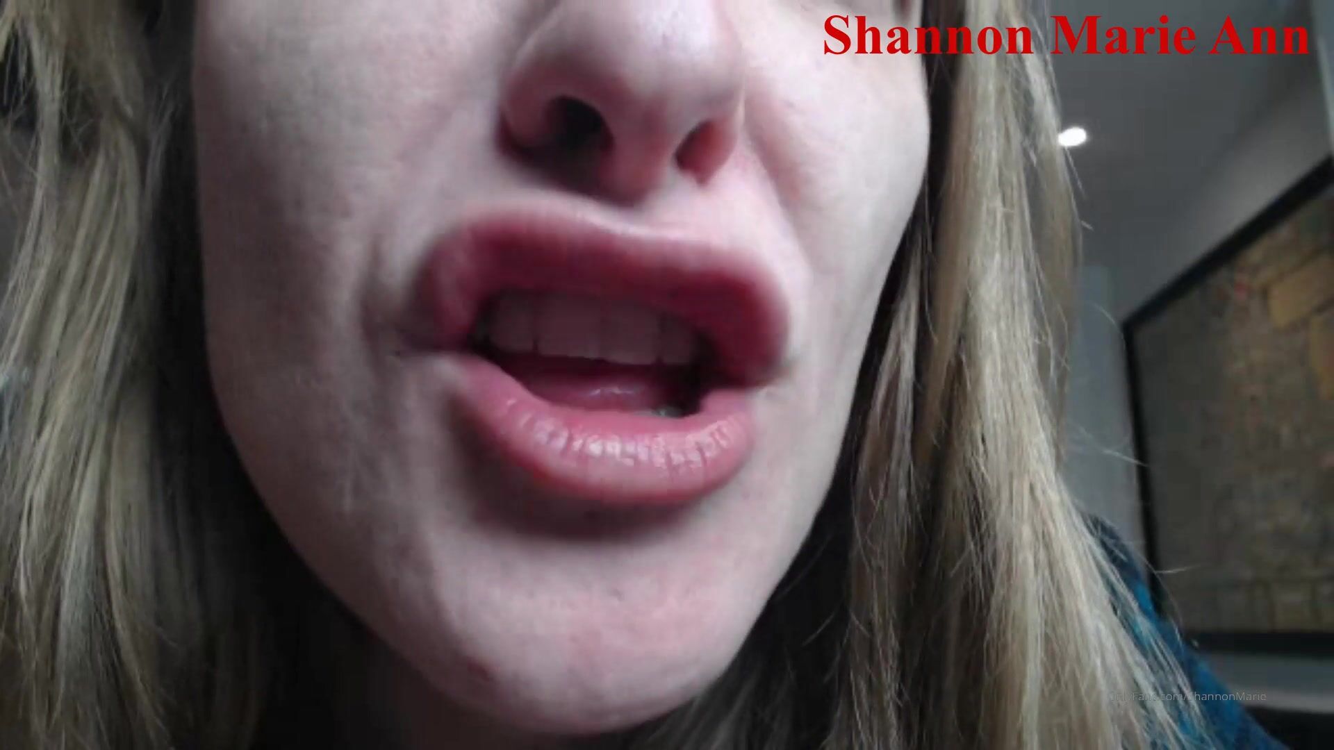 Shannonmarie free for my onlyfans xoxox 10 minutes of no sound square mouth  fetish plus teeth