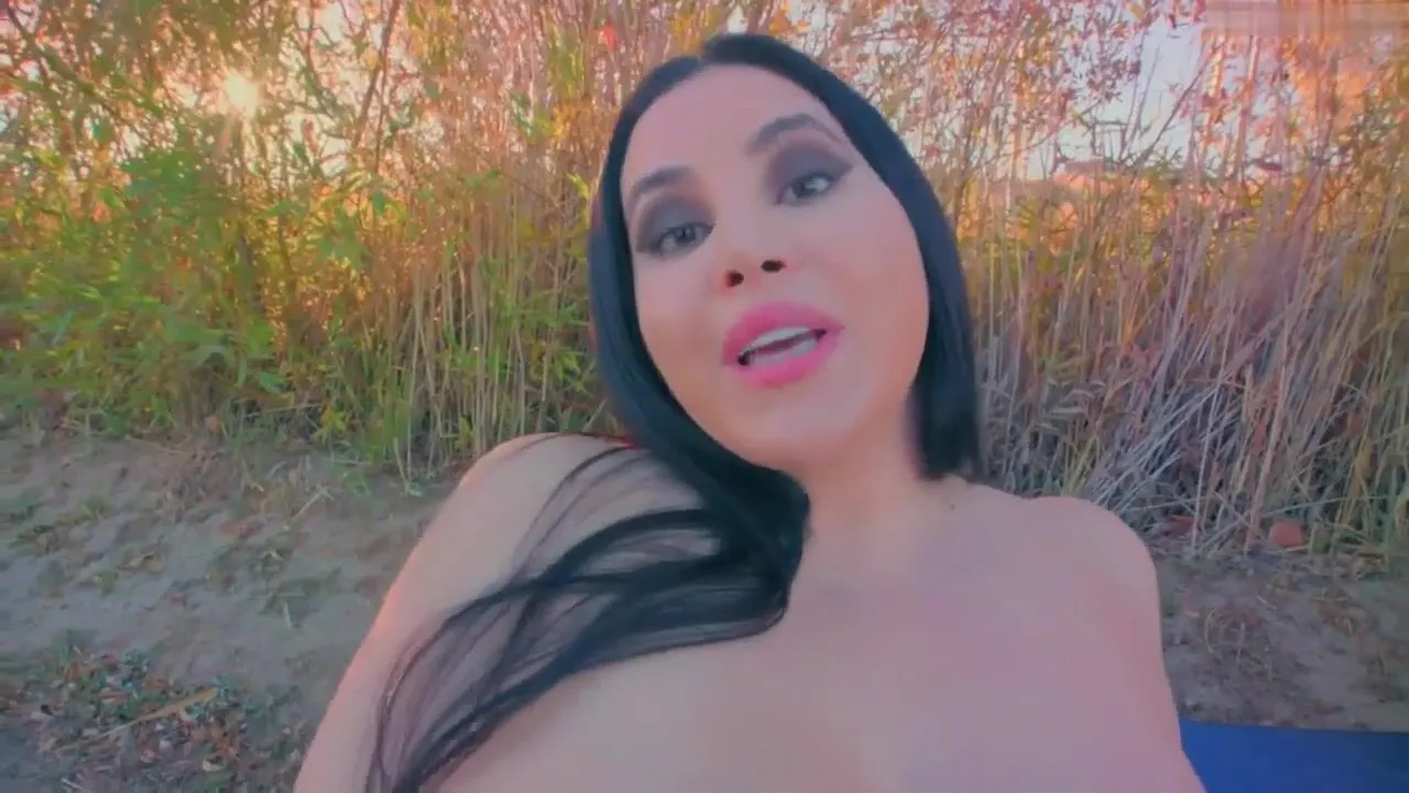 Korina Kova - Mom And Son Make A Porno At The Beach
