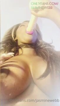 Jasmine Webb - Let me tease you with my fat wet juicy dripping pussy in your face and my dick suckin