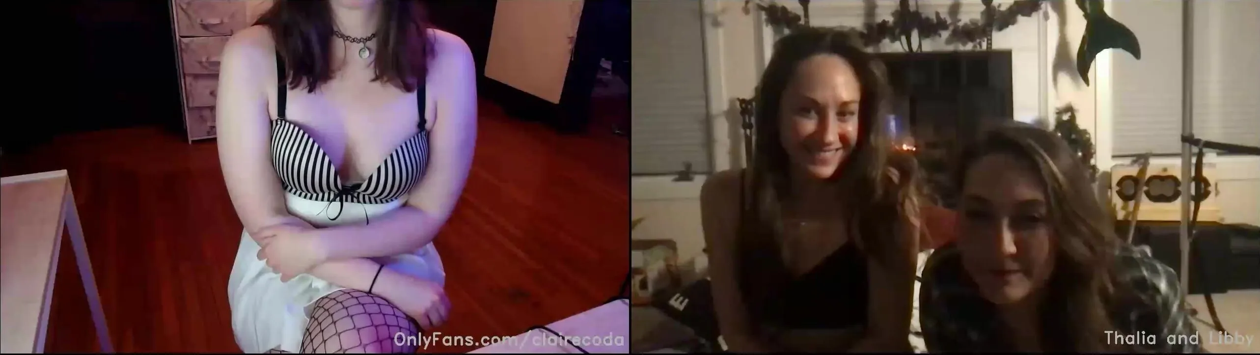 clairecoda skip to 1 02 55 to avoid watching 10 minutes of us sorting out technical difficulties live with xxx onlyfans porn videos