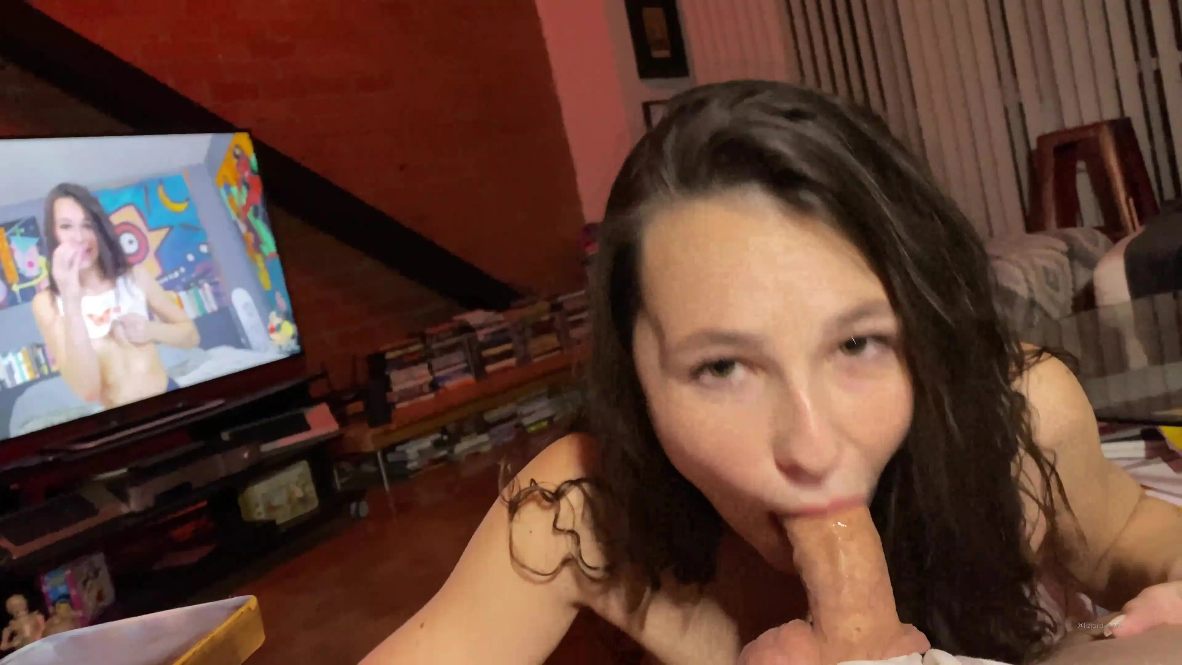lizjordanxxx pov i walk in on you watching one of my videos xxx onlyfans porn videos