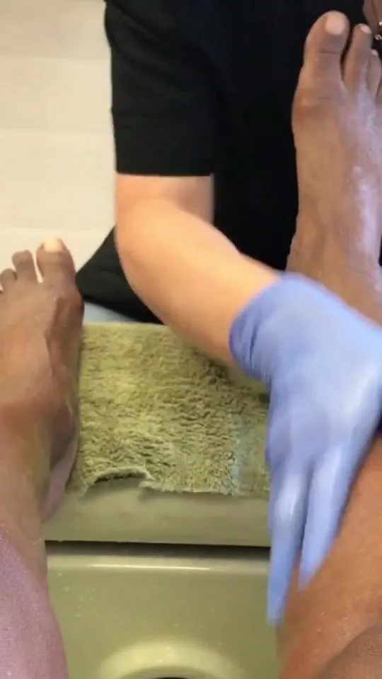 diamondjackson cooling gel massage with heated towel and hot wax pedicure part 2 feet footfetish coo xxx onlyfans porn videos