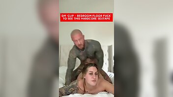 inkedbitchhh brand new clip dm ‘clip bedrom floor fuck’ he bends me over on my xxx onlyfans porn videos