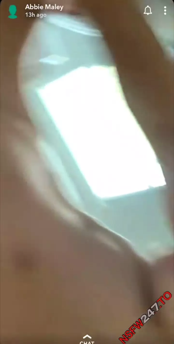 abbie maley pussy play on bed snapchat xxx porn videos