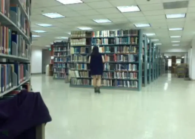 JazzKitten GETTING NAKED ON WEBCAM IN PUBLIC LIBRARY