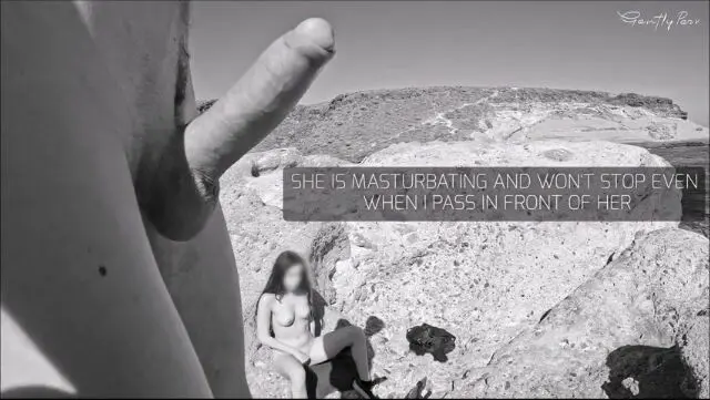 Gentlyperv - Dickflash for a slutty little bitch on the beach