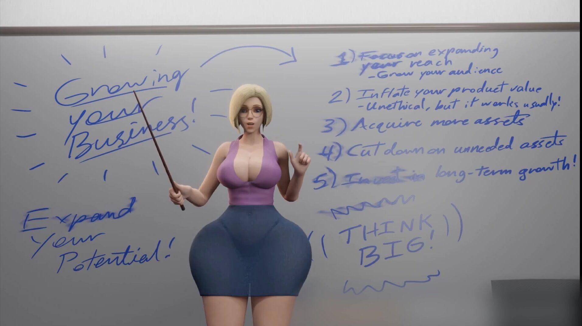 Mercy Teacher Breast and Butt Inflation