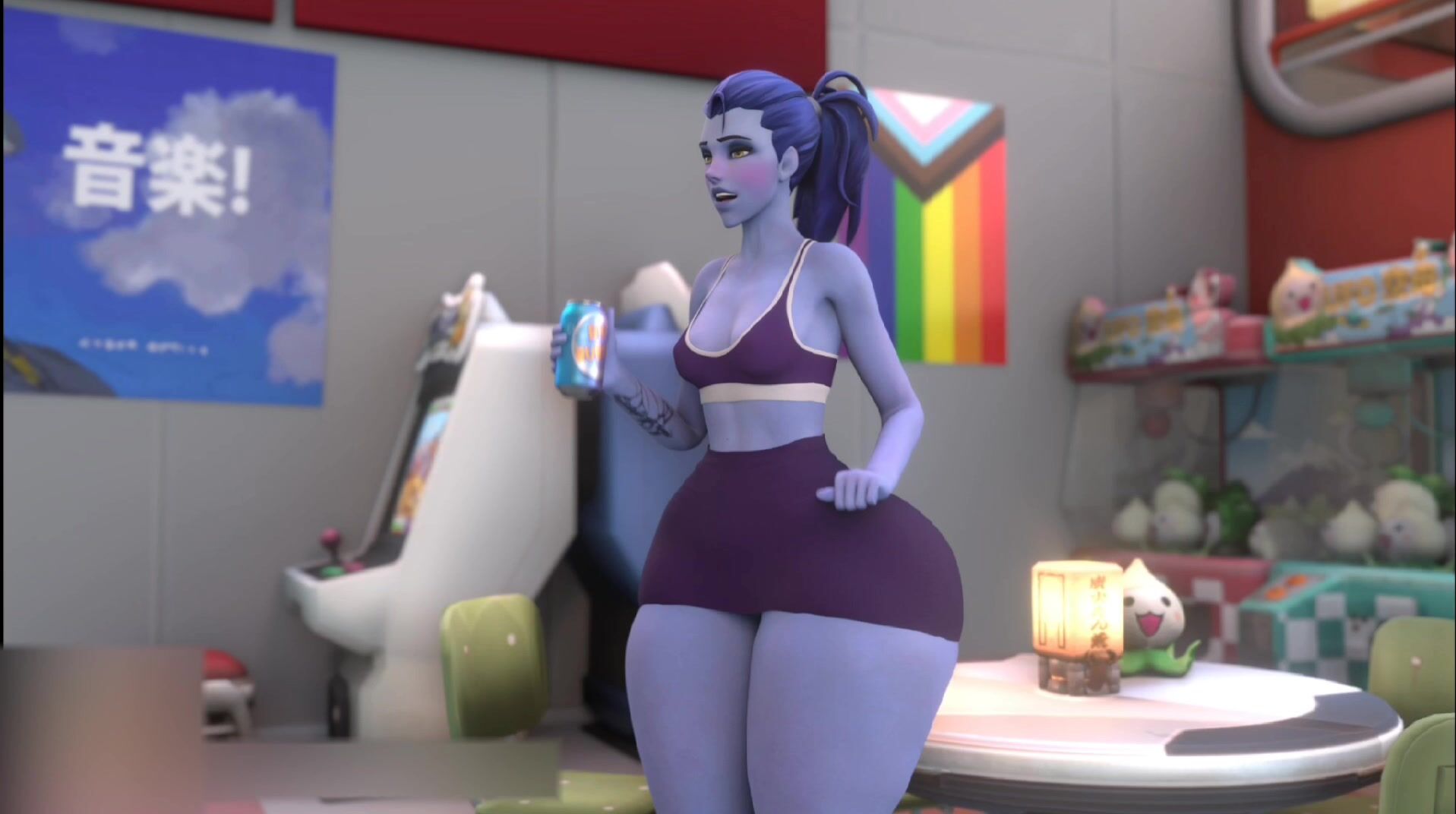 Widowmaker Hyper Breast and Ass Expansion