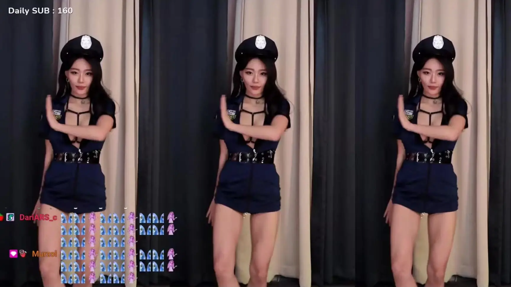 빛베리 Nude Police Cosplay Dancing Porn Video