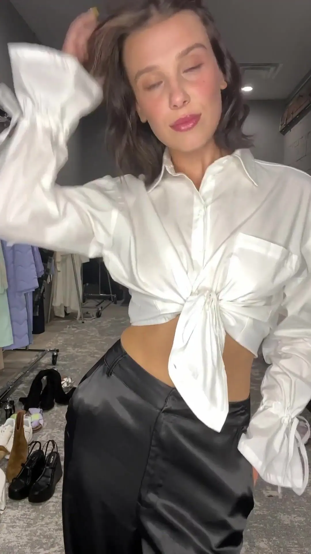 Millie Bobby Brown Try On Porn Video