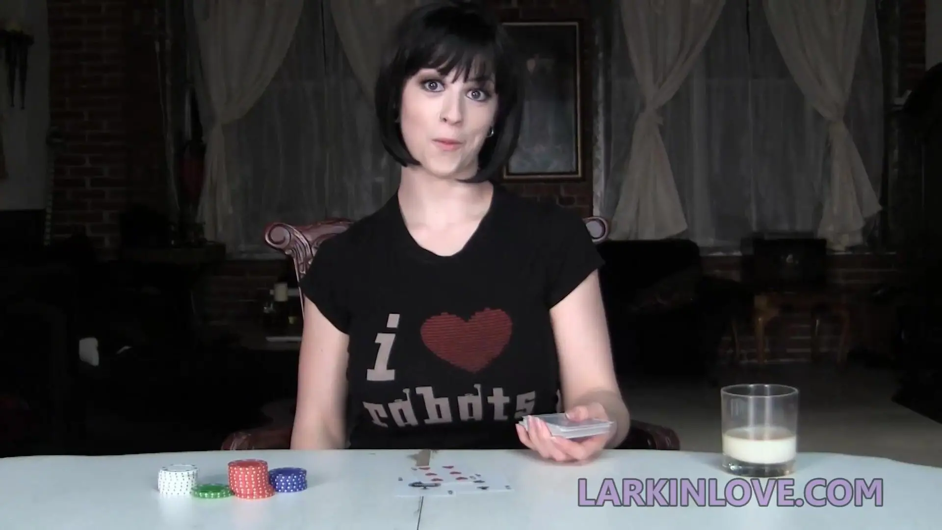 Larkin love strip poker JOI