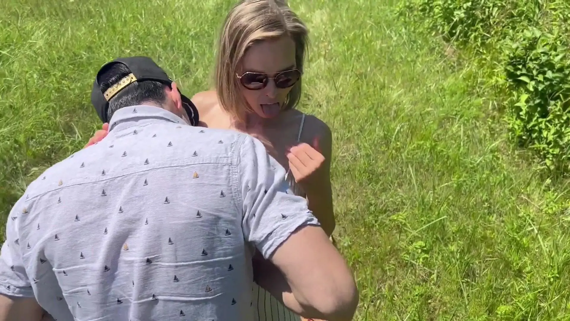 serenity cox husband watches wife in dress fuck & get creampie from his friend in publi video