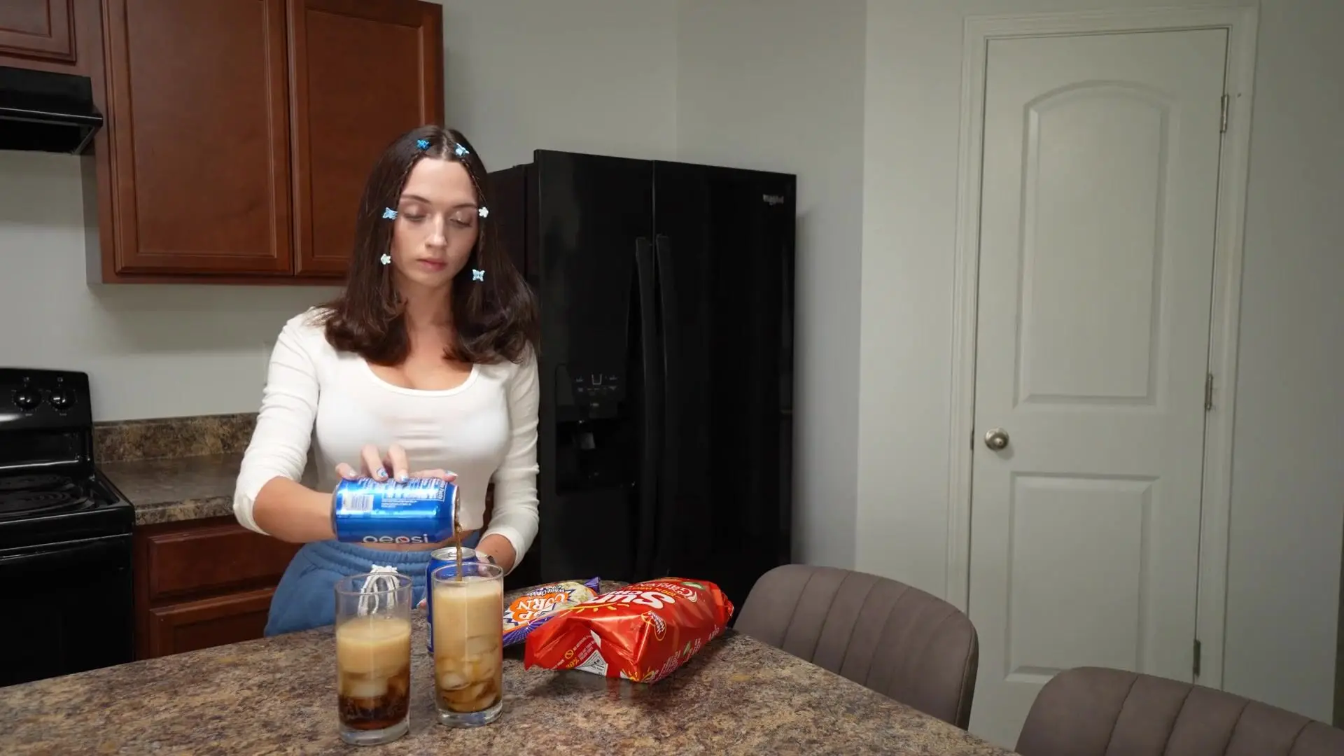 brooke tilli innocent step sis gets pranked while playing board games video
