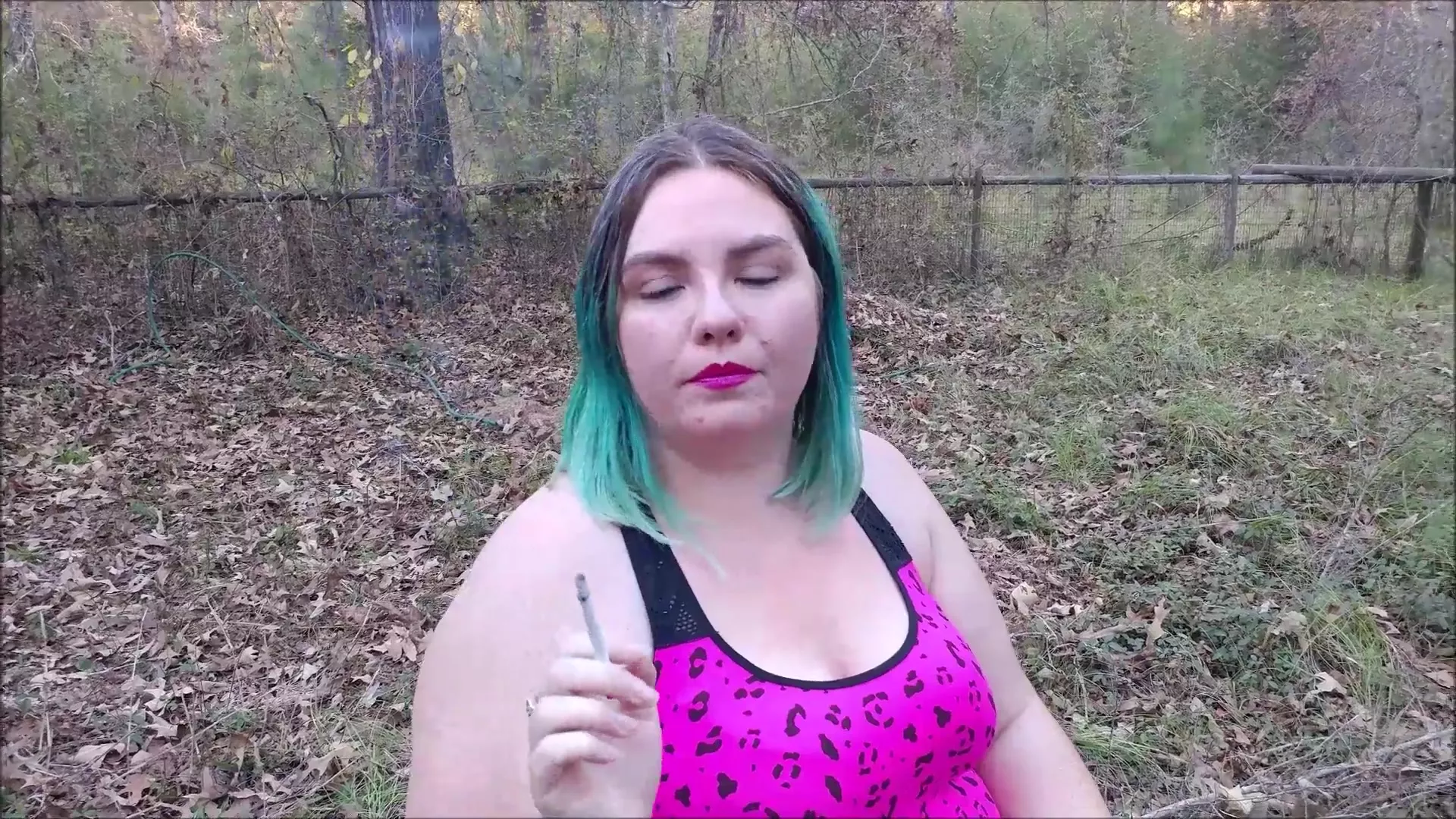 Camgirlkitten 120 cig smoking backyard xxx premium manyvids porn videos