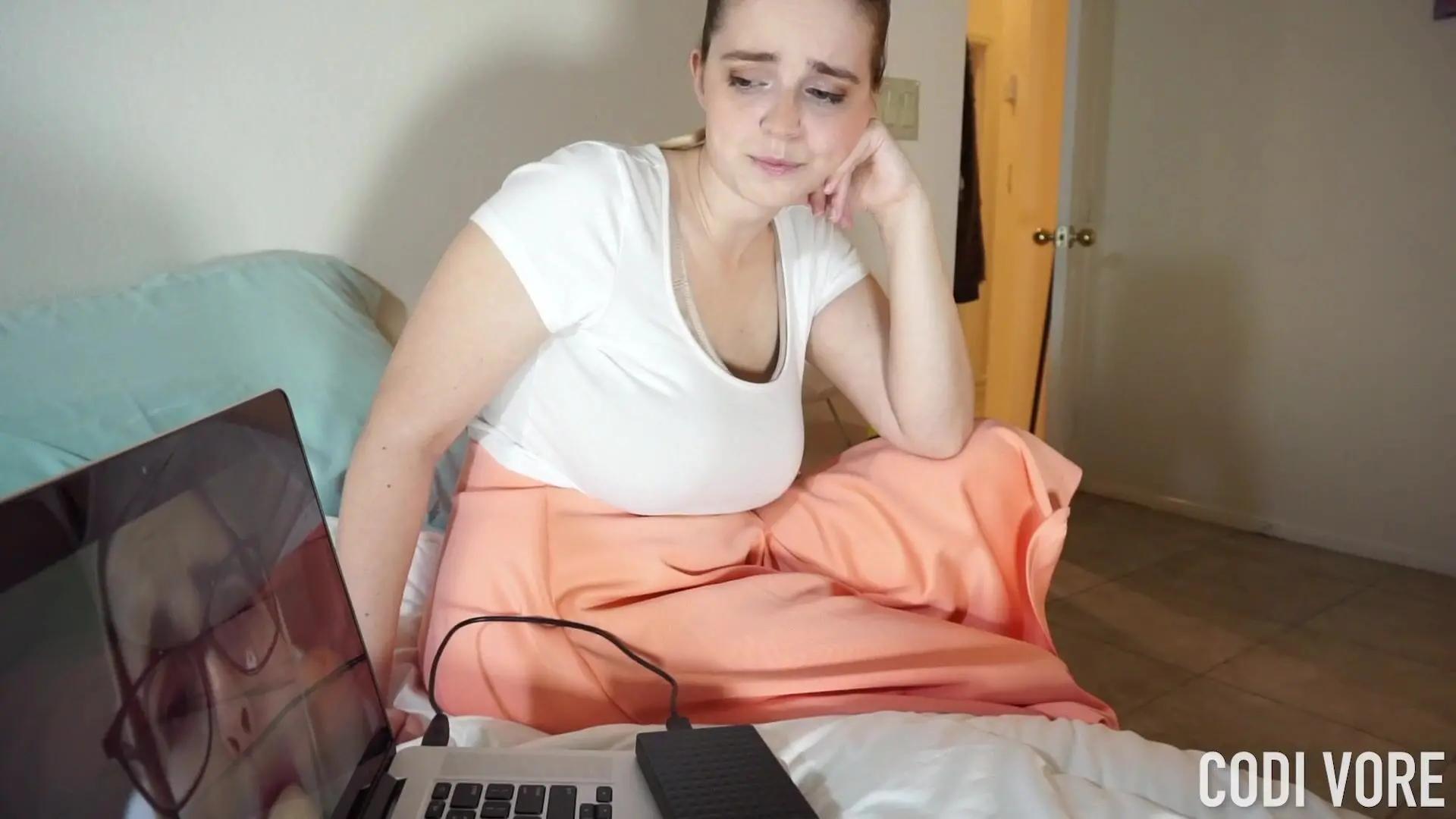 Codi Vore - Mommy Catches You Watching Her Porn