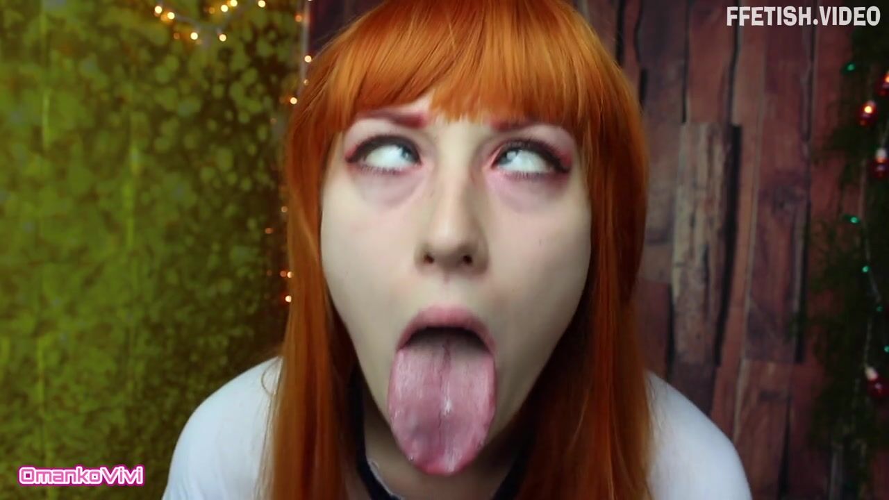 OmankoVivi - Ahegao n Throat fetish