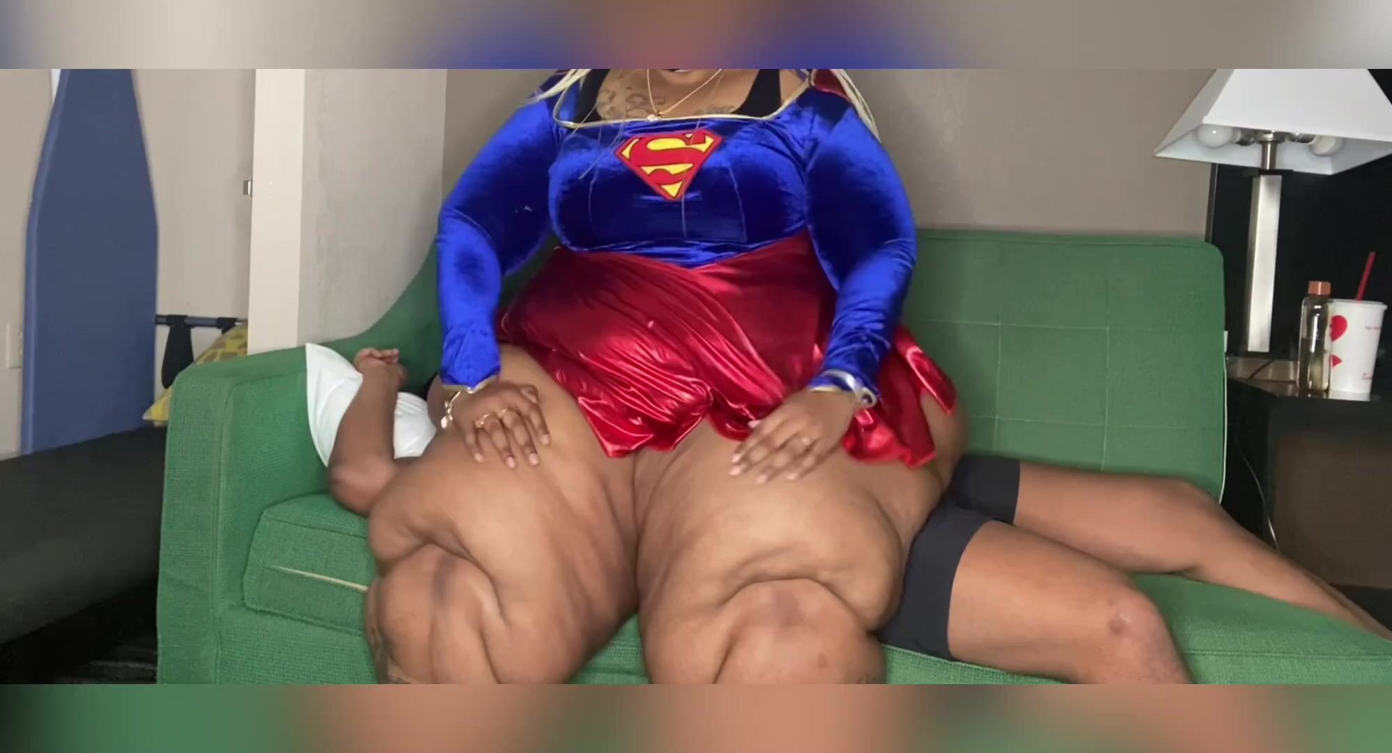 Thickaliciousent -  Ssbbw Superwoman Facesitting