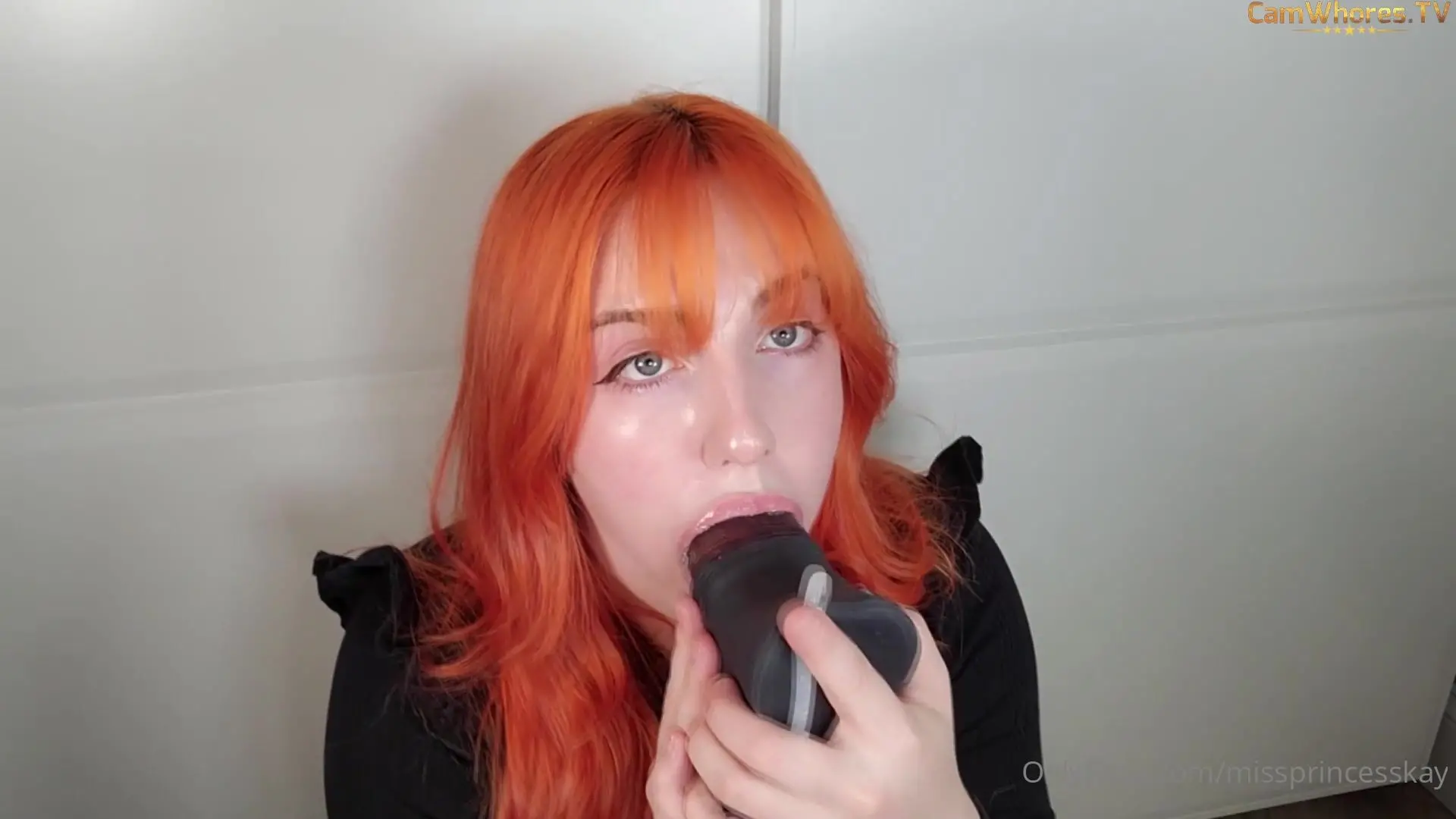 MissPrincessKay Deepthroat And Throatpie Antics + Heavy Sucking Action